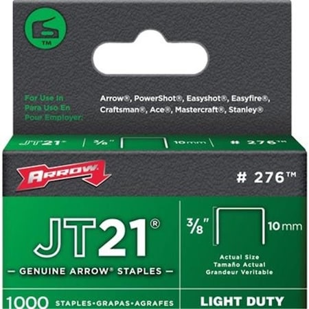 Gourmetgalley JT21-T27 0.37 in. Staple - 1000 Per Pack - Pack of 5 GO1402578